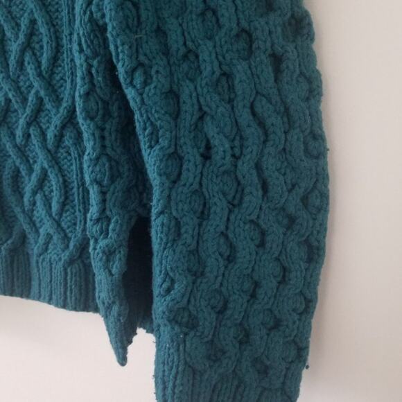 H&M Wool CHUNKY Cable Knit Boxy sweater - S - Picture 3 of 8